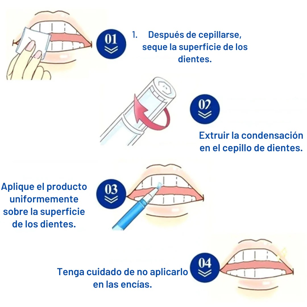 Lapiz Blanqueador De Dientes Profesional